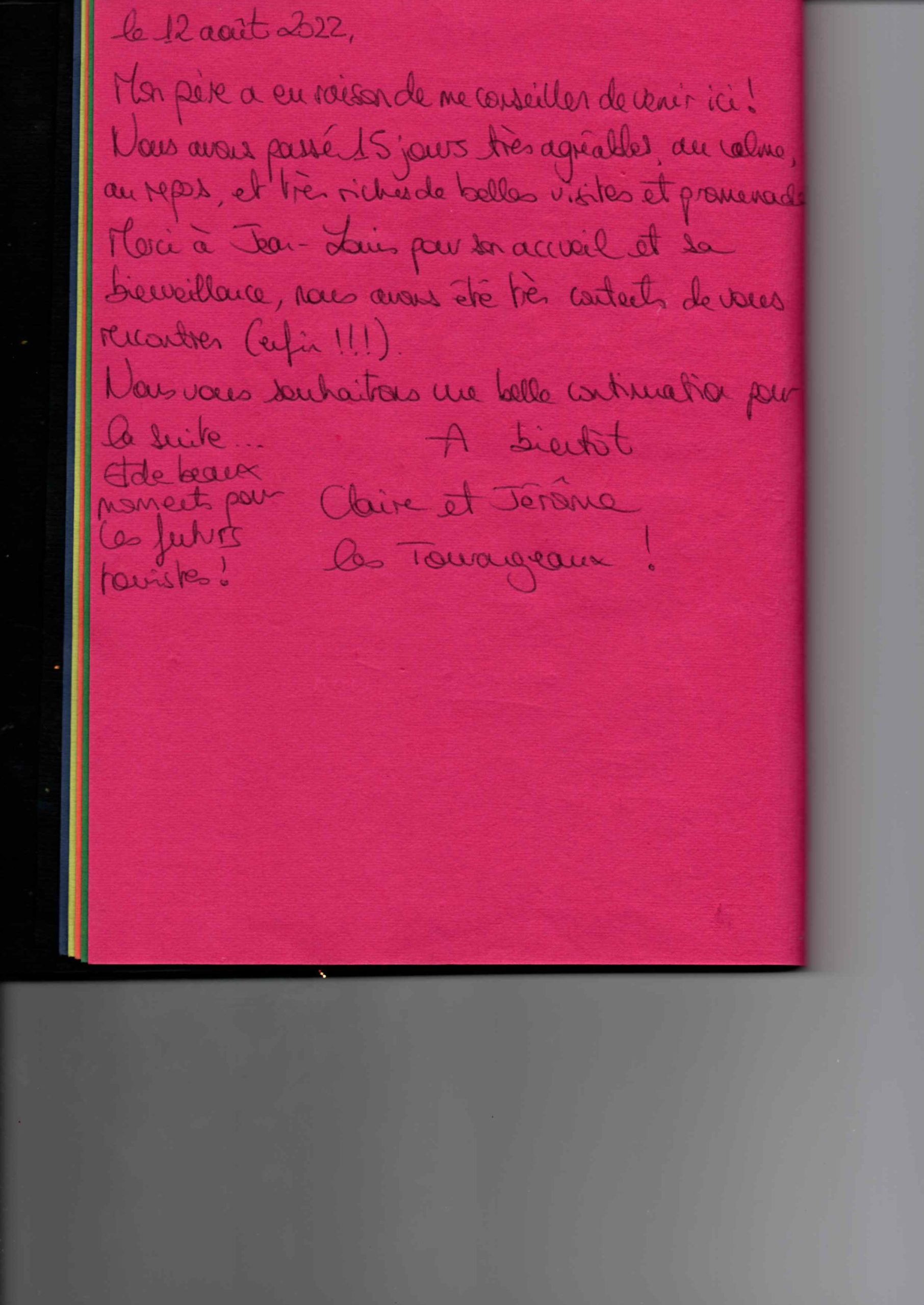 Gite Le Granjou Le GRANJOU - Ils ont séjourné en Ariège